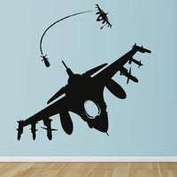 Thumbnail for Fighter Jet F16 Printed Wall Stickers