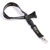 Thumbnail for Fly Girl / Boy Lanyard Black with Pink letter Kiss