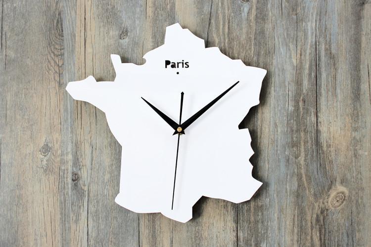 France Map Wall Clock - view 2