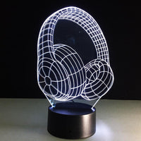 Thumbnail for Headphones Designed 3D Night Lamps