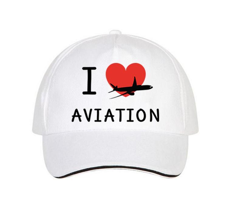 I Love Aviation Designed Hats
