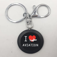 Thumbnail for I Love Aviation Designed Key Chains