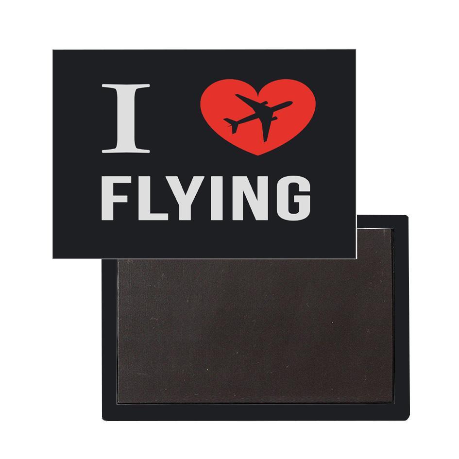 I Love Flying Designed Magnets