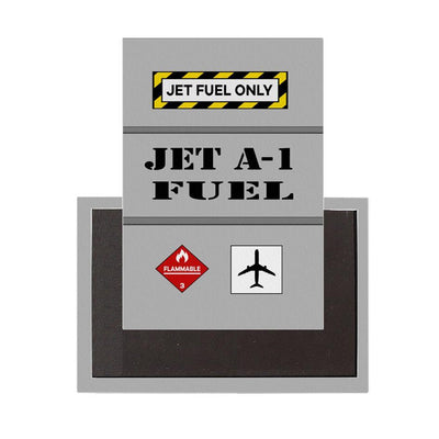 Jet Fuel Only aviation themed magnet, strong neodymium core.