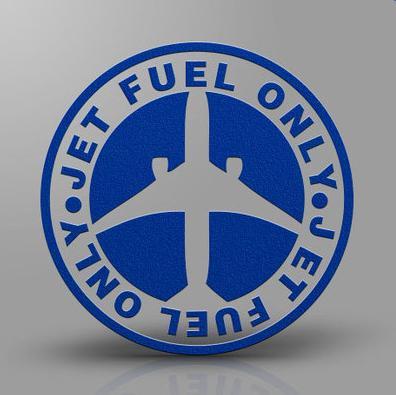 Jet Fuel Only Designed Waterproof Stickers