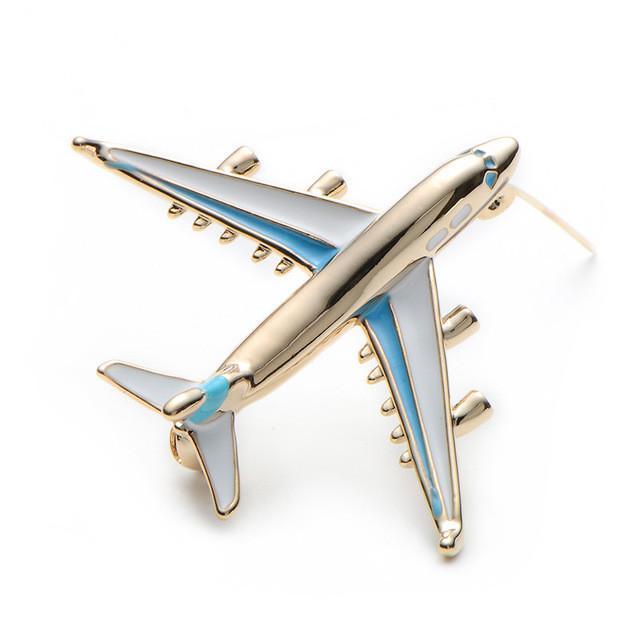 Jumbo Jet Airplane Brooches