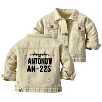 Thumbnail for Antonov AN-225 & Plane Designed Children Denim Jackets
