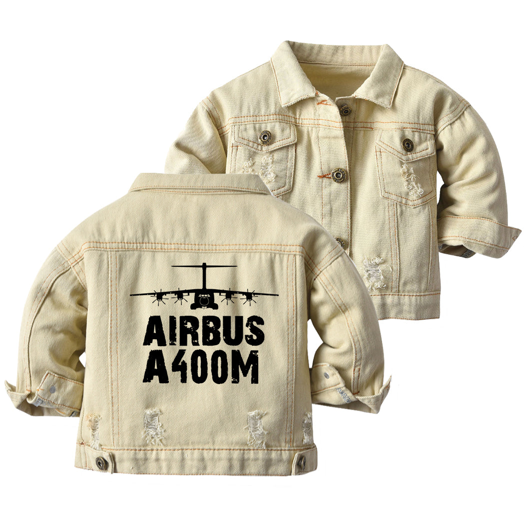 Airbus A400M & Plane Designed Children Denim Jackets