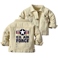Thumbnail for US Air Force Designed Children Denim Jackets
