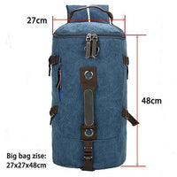 Thumbnail for Large-Capacity Multi-Pocket Flight Bag for Pilots and Crew, Blue - Large
