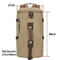 Thumbnail for Large-Capacity Multi-Pocket Flight Bag for Pilots and Crew, Khaki - Large