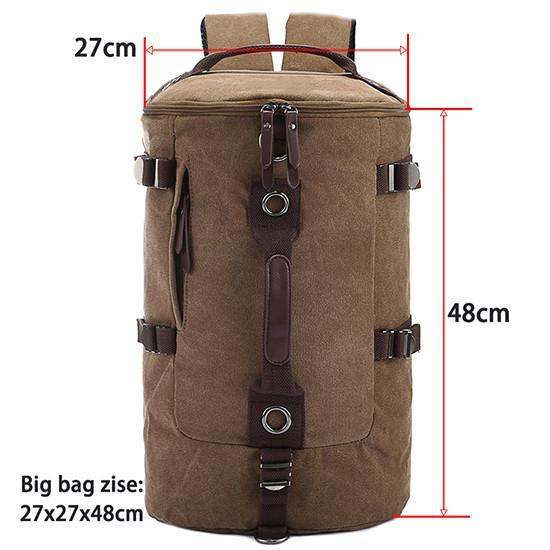 Large-Capacity Multi-Pocket Flight Bag for Pilots and Crew, Coffee - Large