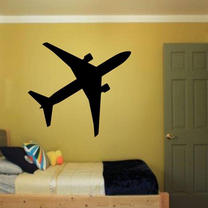 Large Jet Aircraft Designed Wall Stickers
