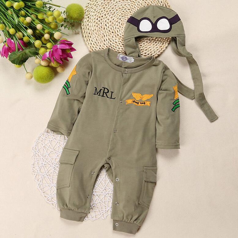 Military Pilot Designed Baby Rompers