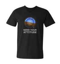 Thumbnail for Mind Your Attitude Designed Men V-Neck T-Shirts