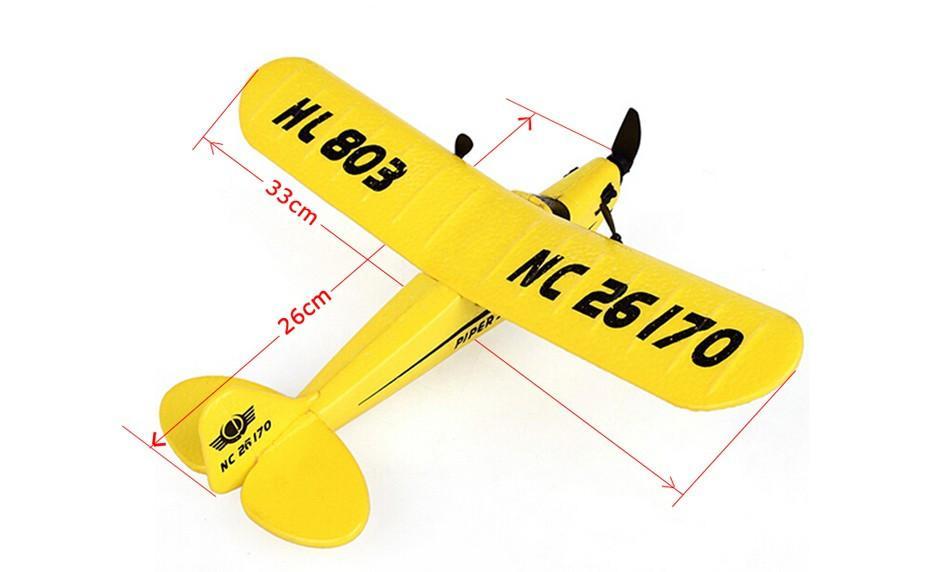 Piper J3 Cub RC Model with Radio Control