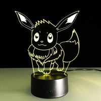 Thumbnail for Pokemon Pikachu Designed 3D Night Lamps