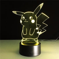 Thumbnail for Pokemon Pikachu Designed 3D Night Lamps