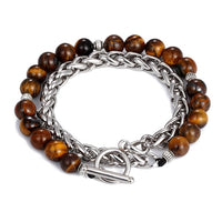 Thumbnail for Stainless Steel Lapis Lazul Style Bracelets