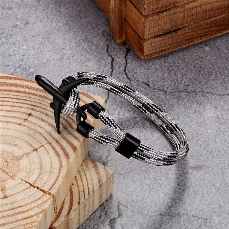 (Edition 2) Super Quality Stylish Airplane Shape Bracelets (Mixed Colours)