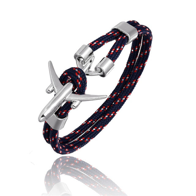 (Edition 2) Super Quality Stylish Airplane Shape Bracelets (Mixed Colours)