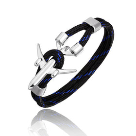 (Edition 2) Stylish Airplane Shape Bracelets Silver (Mixed Colours)
