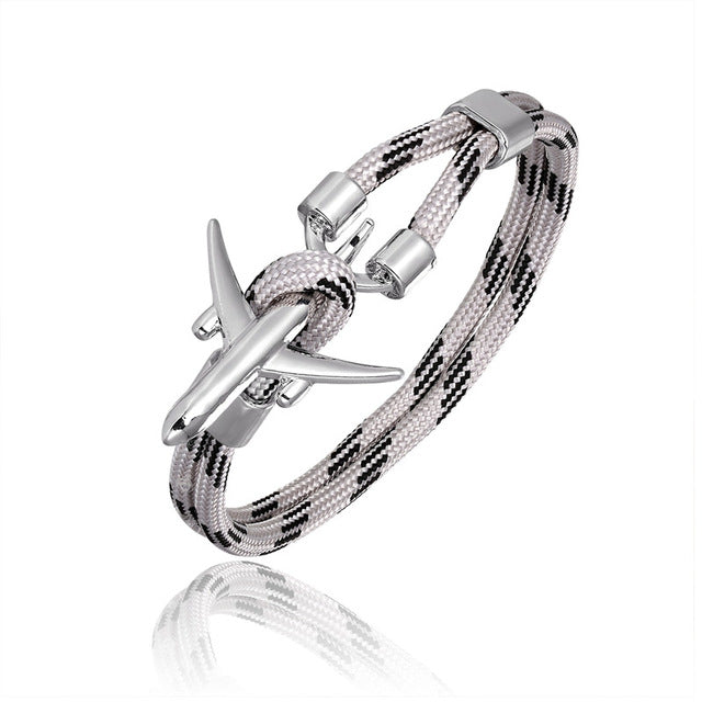 (Edition 2) Super Quality Stylish Airplane Shape Bracelets (Mixed Colours)