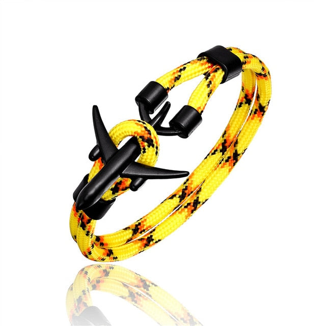 (Edition 2) Super Quality Stylish Airplane Shape Bracelets (Mixed Colours)