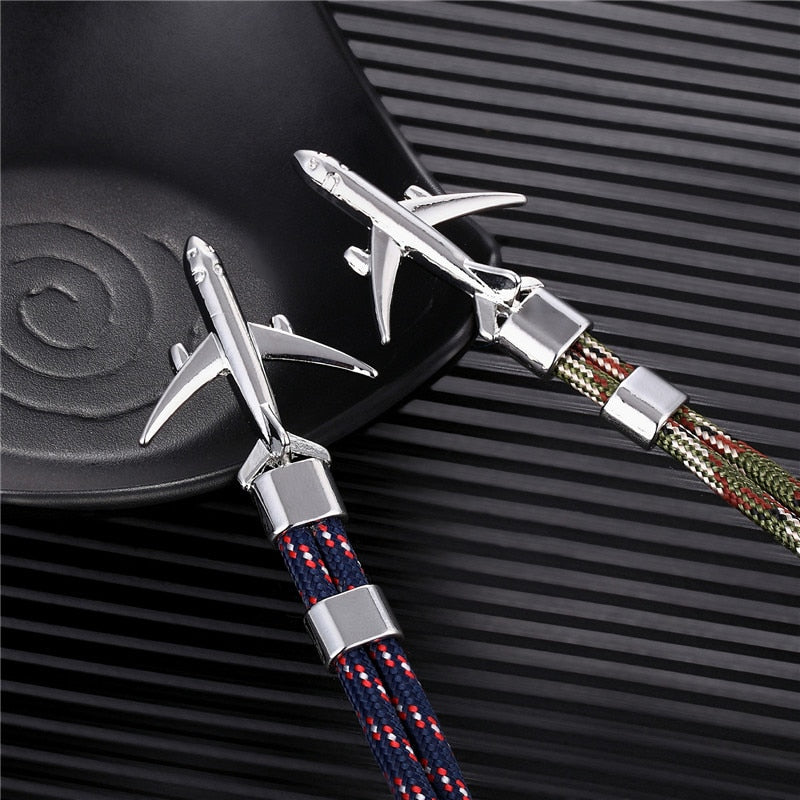 Super Quality Stylish Airplane Shape Bracelets (Mixed Colours)