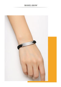 Thumbnail for Customisable CUSTOMIZABLE Handmade Braided Rope Bracelet - view 3