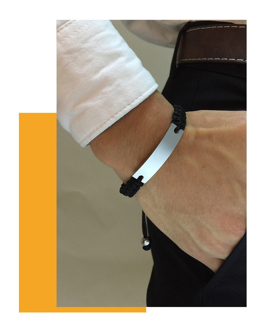 CUSTOMIZABLE Handmade Braided Rope Bracelet