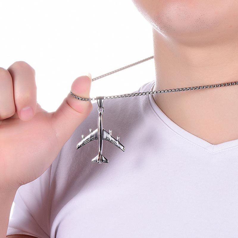 Stainless Steel & Super Quality Airplane Shape Necklaces