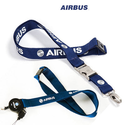 Super Quality Airbus Blue lanyard and ID holder