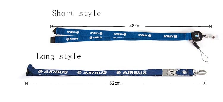 Super Quality Airbus Blue Lanyard & ID Holders