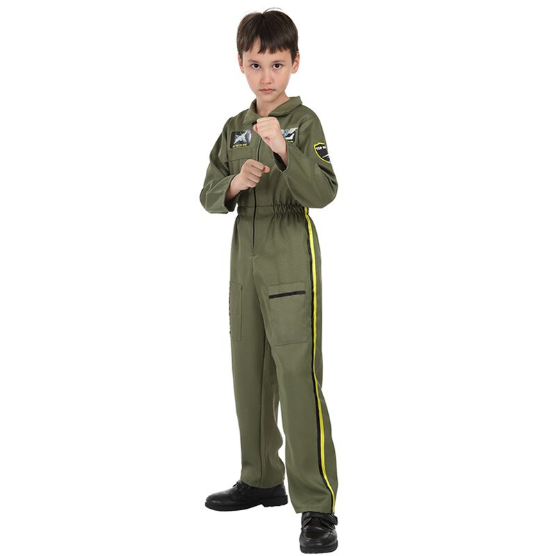 Fighter Pilot & Air Force & Fighter Jet Designed Uniform for Kids