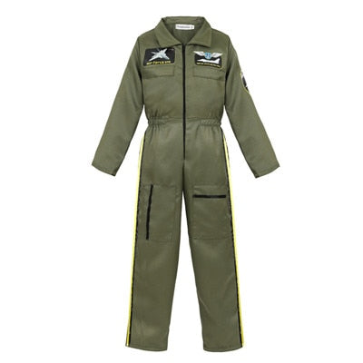 Fighter Pilot & Air Force & Fighter Jet Designed Uniform for Kids