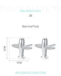 Thumbnail for Airplane Shape Earrings - view 5