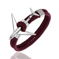 Thumbnail for (Edition 2) Super Cool Airplane Designed Rope Leather Bracelets