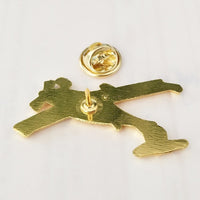 Thumbnail for Golden Colour Airplane Shape Badges & Brooches
