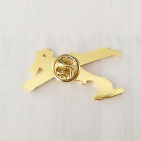Thumbnail for Golden Colour Airplane Shape Badges & Brooches