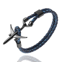 Thumbnail for Boeing 777 Airplane Designed Leather Bracelets