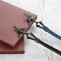 Thumbnail for Boeing 777 Airplane Designed Leather Bracelets