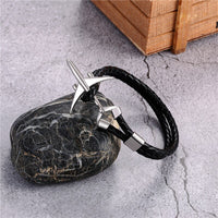 Thumbnail for Boeing 777 Airplane Designed Leather Bracelets