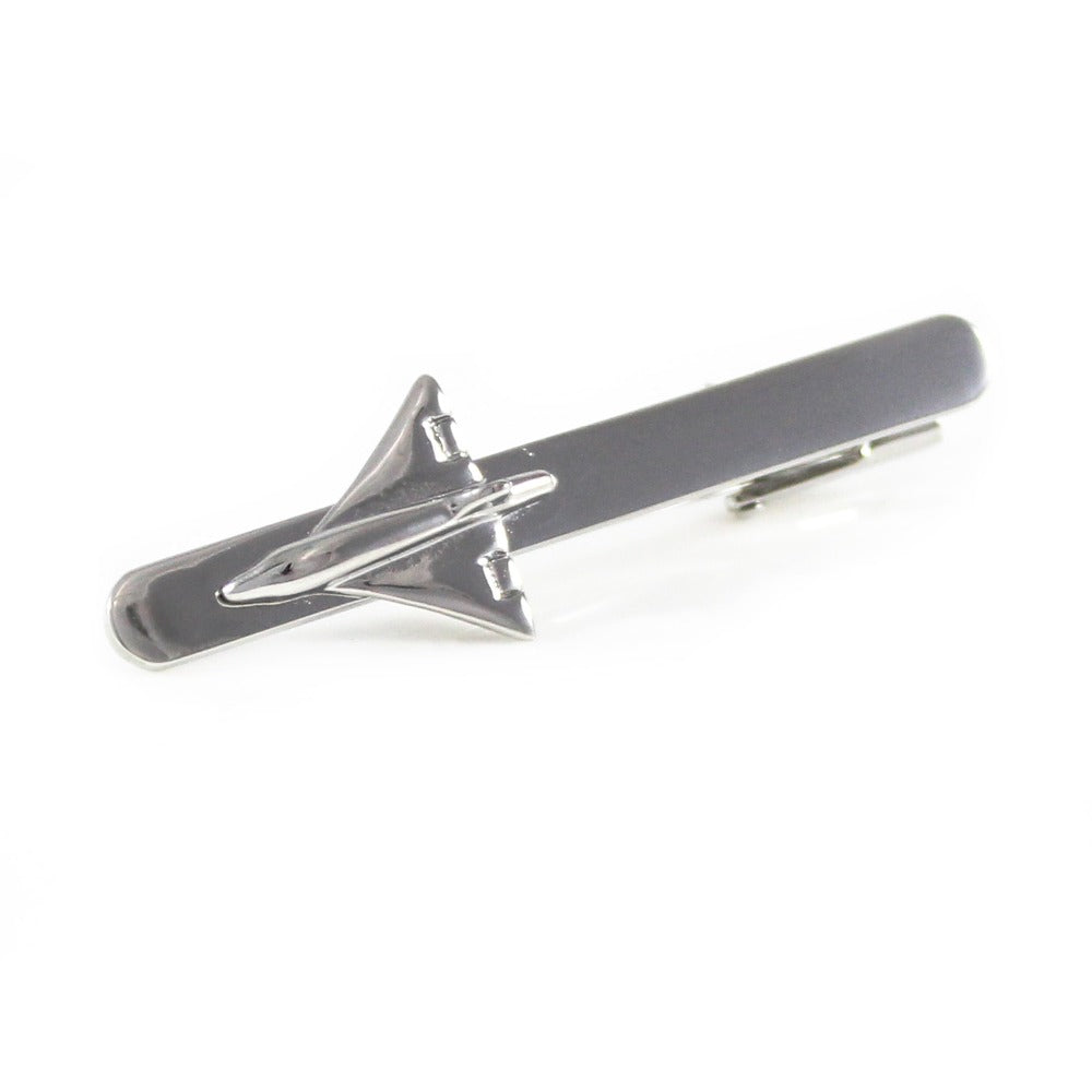 Super Sonic Airplane Shape Designed Tie Clip