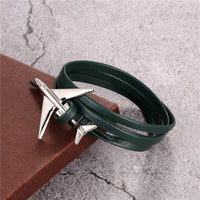 Thumbnail for (Edition 3) - Special Leather Rope Designed Airplane Bracelets (Adjustable)