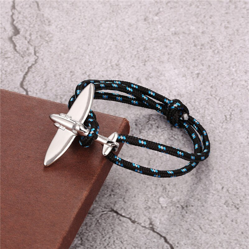 (Edition 4) - Thinner & Small Airplane Designed Bracelets (Adjustable)