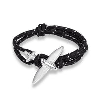 Thumbnail for (Edition 4) - Thinner & Small Airplane Bracelets (Adjustable) aviation-themed bracelet, polished metal.