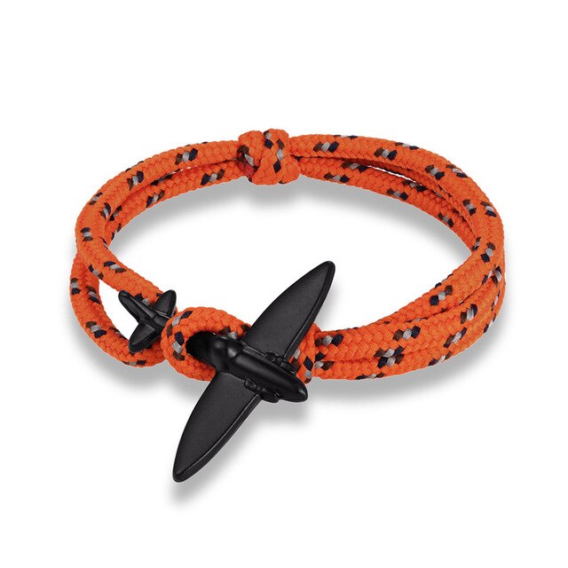 Customisable Thinner & Small Airplane Bracelet - view 10