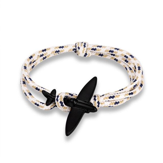 (Edition 4) - Thinner & Small Airplane Designed Bracelets (Adjustable)