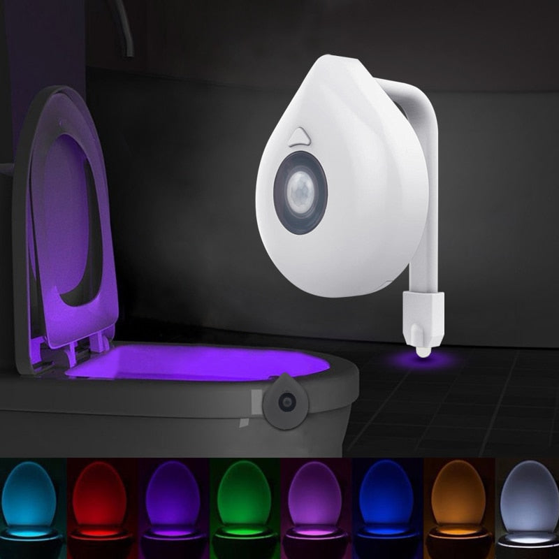 Super Cool LED Night Light for Toilet Seat (8 Different Colours)